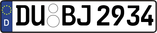 DU-BJ2934