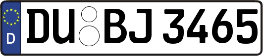 DU-BJ3465