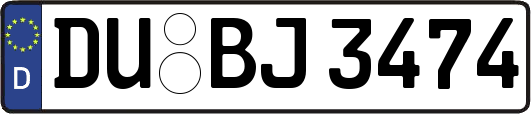 DU-BJ3474