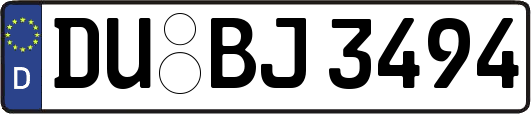 DU-BJ3494