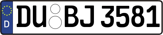 DU-BJ3581
