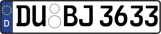 DU-BJ3633