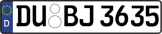 DU-BJ3635