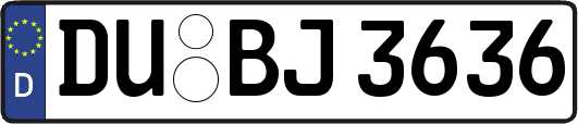 DU-BJ3636