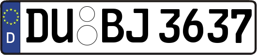 DU-BJ3637