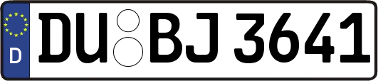 DU-BJ3641