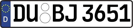 DU-BJ3651