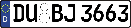 DU-BJ3663