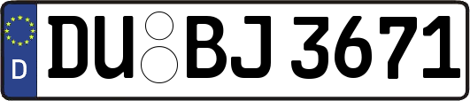 DU-BJ3671