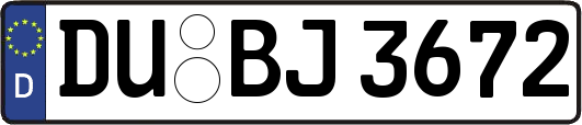 DU-BJ3672