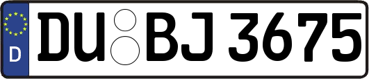 DU-BJ3675