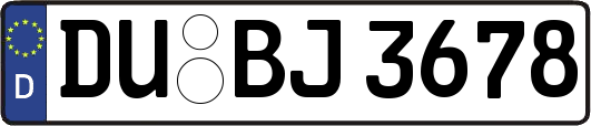 DU-BJ3678