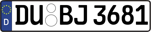 DU-BJ3681