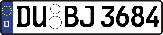 DU-BJ3684