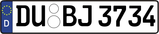 DU-BJ3734