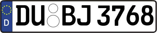 DU-BJ3768