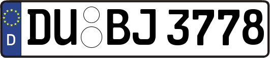 DU-BJ3778