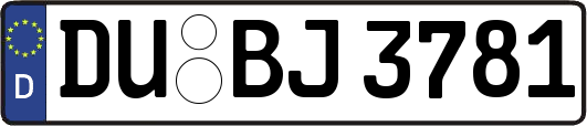 DU-BJ3781