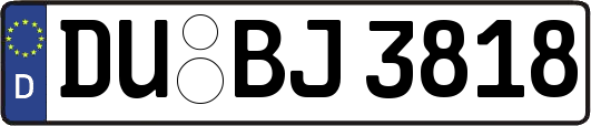 DU-BJ3818