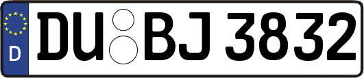 DU-BJ3832