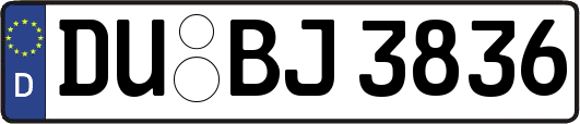 DU-BJ3836