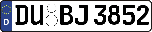 DU-BJ3852