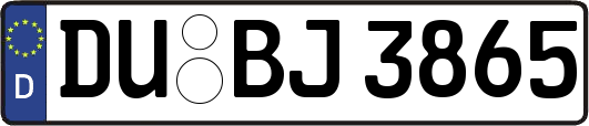 DU-BJ3865