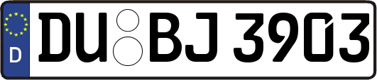 DU-BJ3903