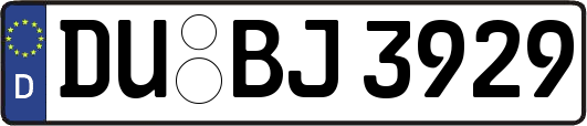 DU-BJ3929