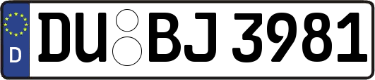DU-BJ3981