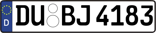 DU-BJ4183