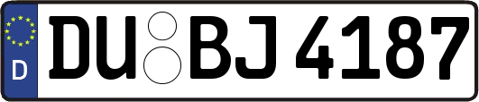 DU-BJ4187