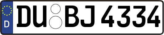 DU-BJ4334