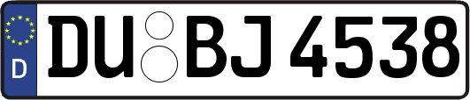 DU-BJ4538