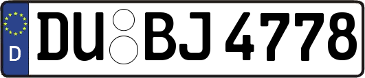 DU-BJ4778