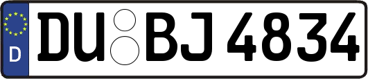 DU-BJ4834
