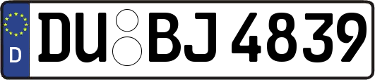 DU-BJ4839