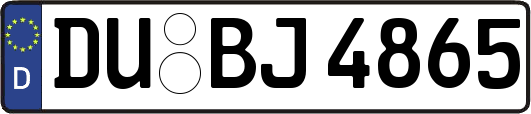 DU-BJ4865