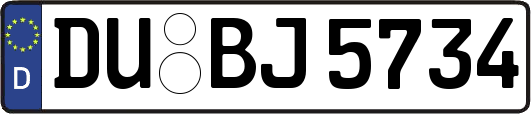 DU-BJ5734