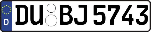 DU-BJ5743