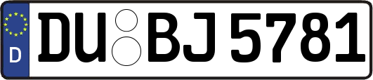 DU-BJ5781