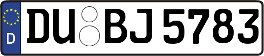 DU-BJ5783