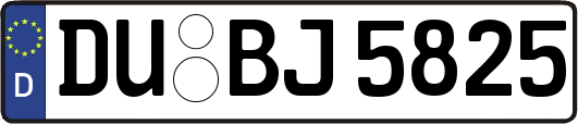 DU-BJ5825