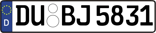 DU-BJ5831