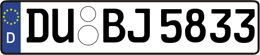 DU-BJ5833