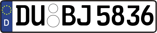 DU-BJ5836
