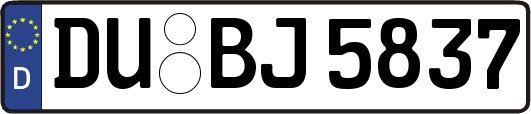 DU-BJ5837