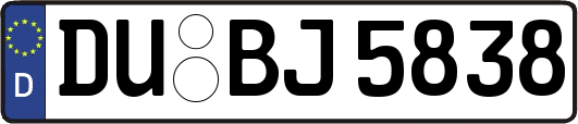 DU-BJ5838