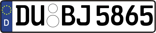 DU-BJ5865