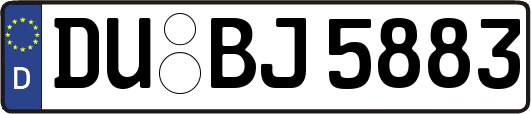 DU-BJ5883